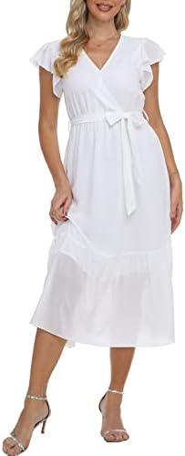 Vue 3 de Robe Mi Longue Femme