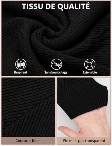 Vue 5 de Pull Robe Femmes Basique