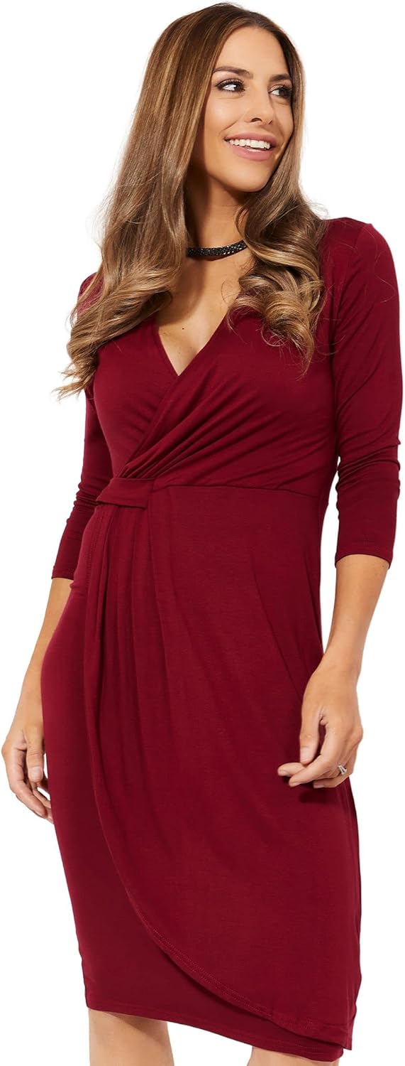 Robe Portefeuille Femme Moulante