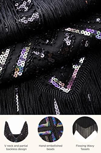 Vue 4 de Robe Flapper Col