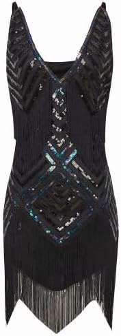 Vue 5 de Robe Flapper Col