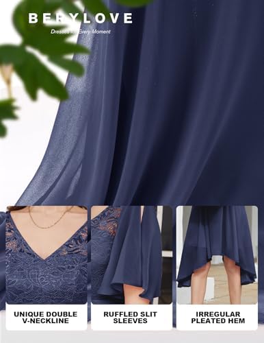 Vue 5 de Robe Formelle En Dentelle