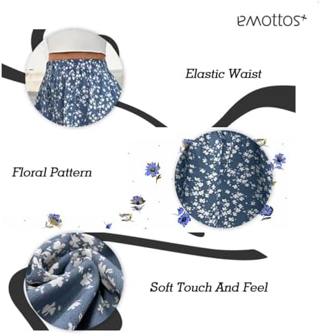 Vue 5 de Jupe Taille Elastique Jupe