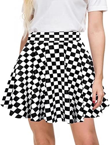 Vue 2 de Jupe Patineuse Plissee Mi