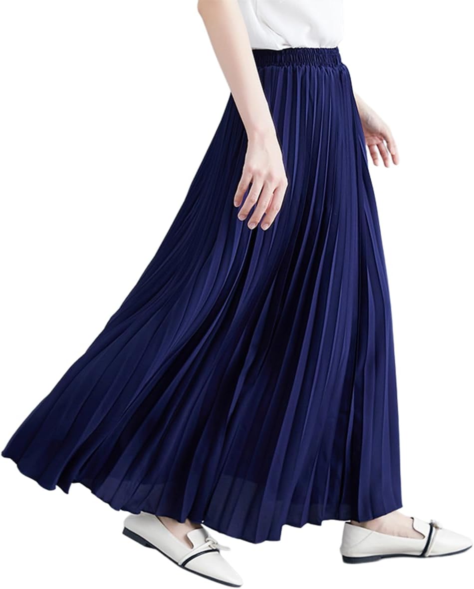 Jupe Longue Plissee Pour