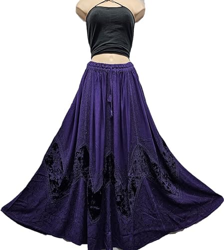 Vue 2 de Jupe Longue Dhiver Gothique