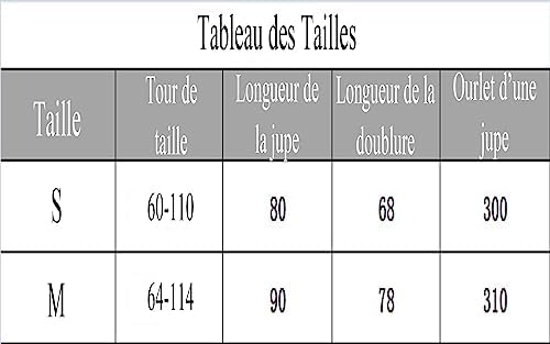 Vue 4 de Jupe Longue Plissee Pour