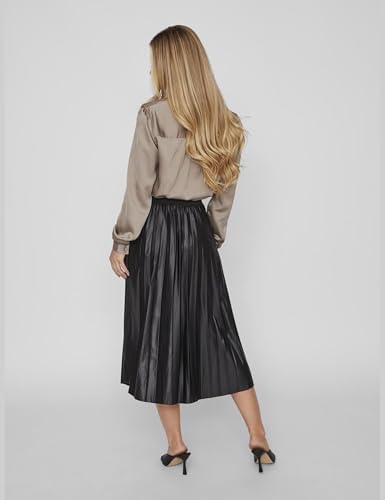 Vue 4 de Jupe Milongue Vinitban Plissee