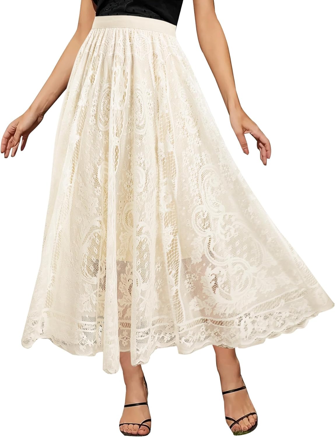 Femmes Tulle Jupes Taille