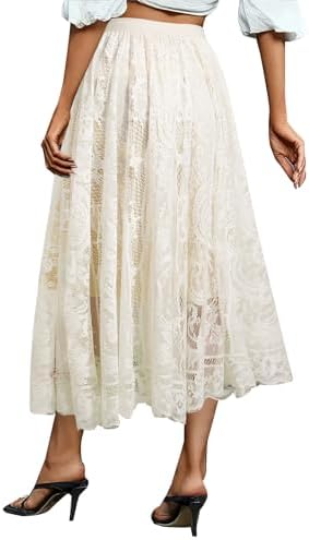 Vue 2 de Femmes Tulle Jupes Taille