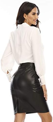 Vue 6 de Jupe En Cuir Pour