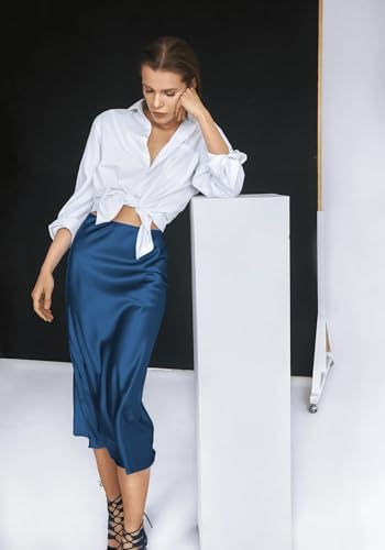 Vue 2 de Femme Jupe En Satin