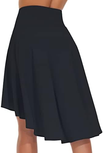 Vue 3 de Jupe Milongue Asymetrique Taille