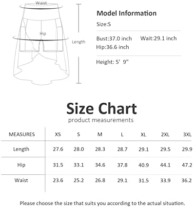 Vue 7 de Jupe Milongue Asymetrique Taille