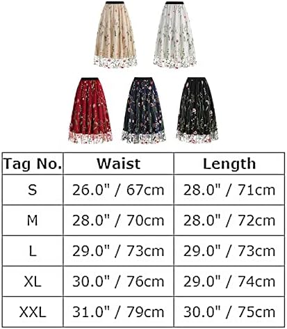 Vue 7 de Jupe Midi Vintage En