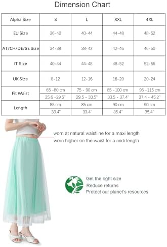 Vue 6 de Femme Jupe Tulle Mi