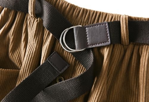 Vue 3 de Jupe En Velours Cotele