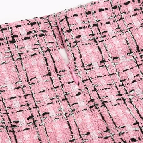 Vue 3 de Mini Jupe Carreaux