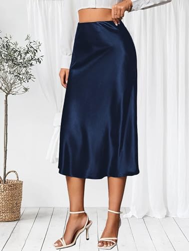 Vue 2 de Jupe En Satin Pour