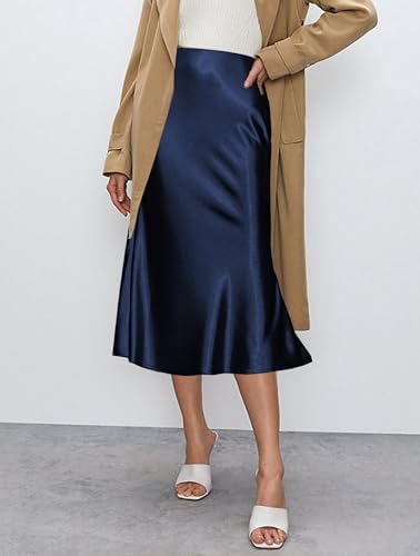 Vue 3 de Jupe En Satin Pour