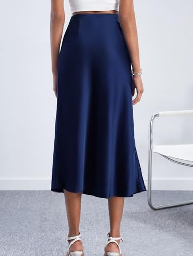 Vue 5 de Jupe En Satin Pour