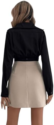 Vue 2 de Jupe Portefeuille Pour Femme