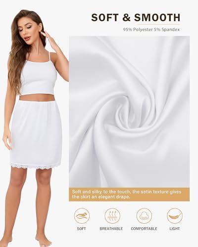 Vue 4 de Jupon Femme Court En