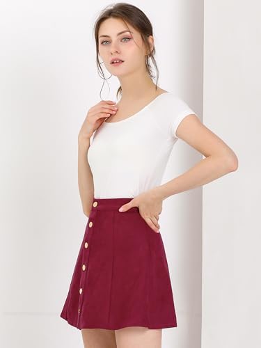 Vue 3 de Mini Jupe Evasee En