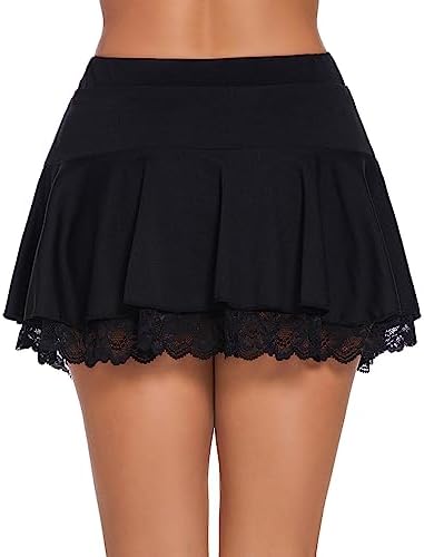 Vue 3 de Mini Jupes Dete Pour