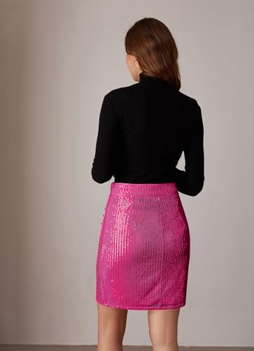 Vue 4 de Femmes Jupe Paillettes