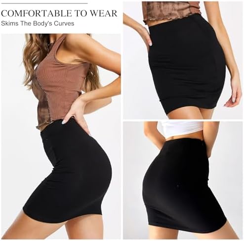 Vue 2 de Jupe Crayon Mini Jupe