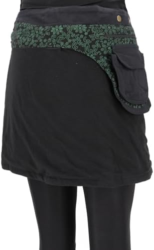 Vue 3 de Jupe Courte Brodee Goa