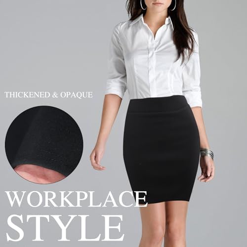 Vue 4 de Jupe Crayon Mini Jupe