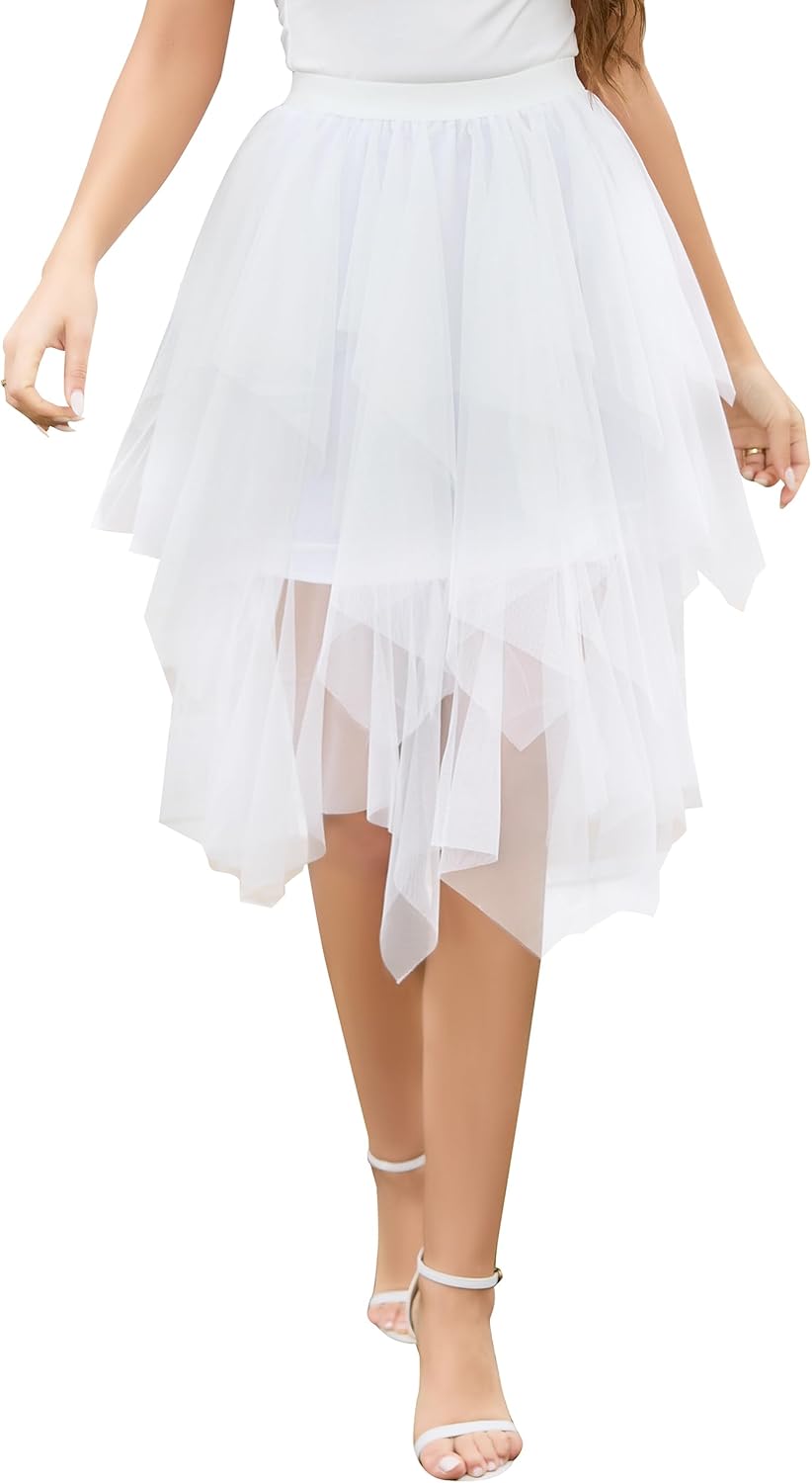 Jupe Tulle Femme Midilongue