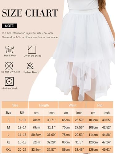 Vue 5 de Jupe Tulle Femme Midilongue