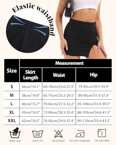 Vue 5 de Jupe Femme Avec Fente