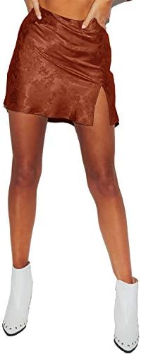 Vue 2 de Mini Jupe Courte Elegante