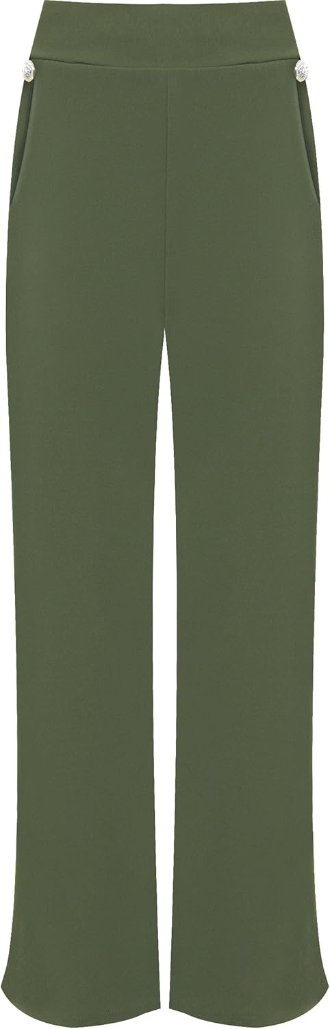 Femmes Plus Bouton Embelli