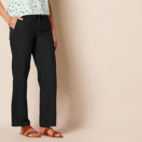 Vue 2 de Pantalon Large En Lin