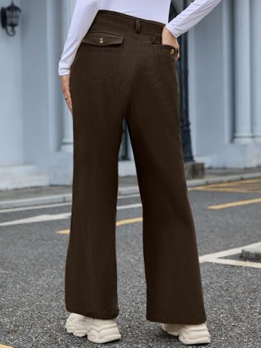 Vue 3 de Pantalon Velours Cotele Femme