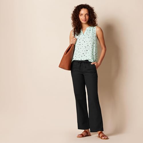 Vue 5 de Pantalon Large En Lin