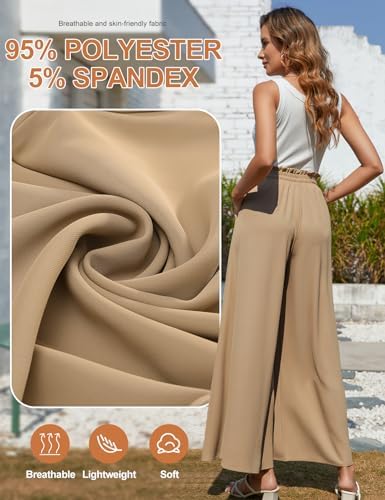 Vue 4 de Femme Taille Haute Pantalons