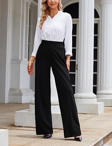 Vue 3 de Pantalon Large Pour Femme