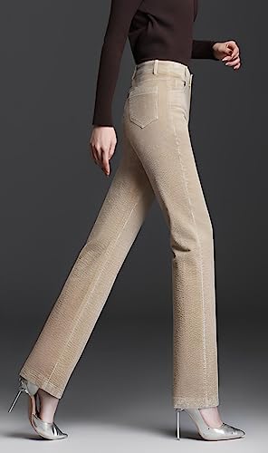 Vue 3 de Femmes Pantalon Droit Taille