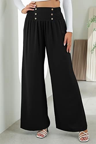 Vue 3 de Pantalon Fluide Femme Ete