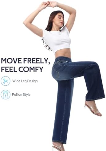 Vue 3 de Jean Femmetaille Haute Coupe