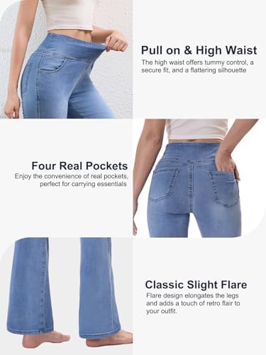 Vue 4 de Jean Femme Taille Elastique