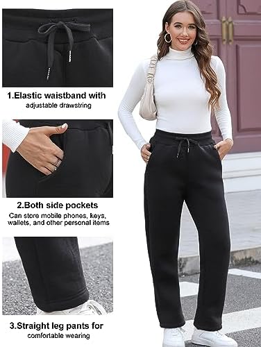 Vue 2 de Pantalon Jogging Polaire Femme