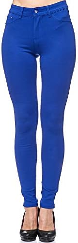 Vue 4 de Pantalons Stretch Femme Jeggings