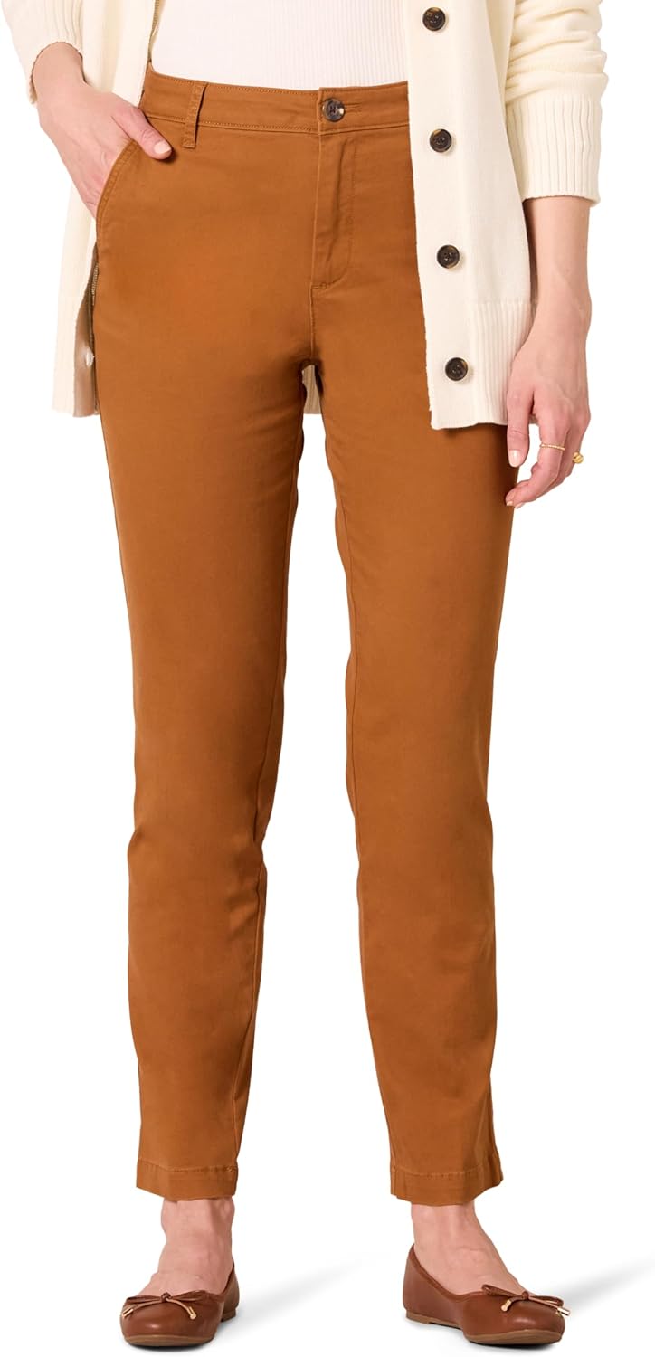 Femme Pantalon Kaki